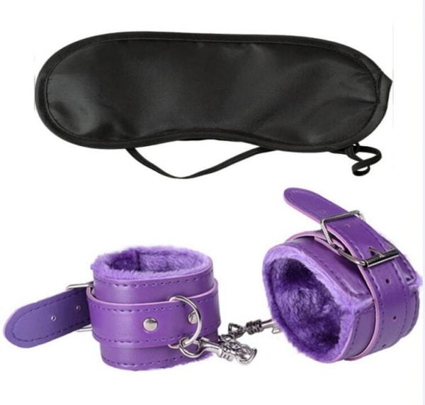 Kitty handcuff purple