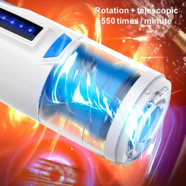 Automatic Piston Telescopic Male Masturbator Electric Rotation