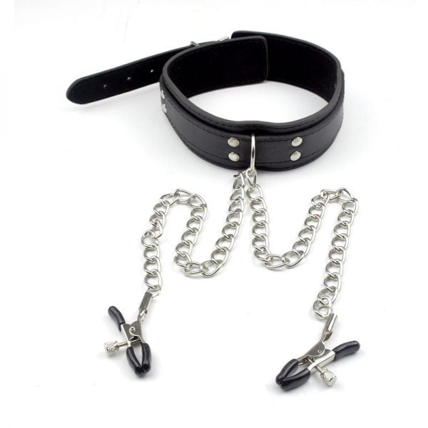 Fetish Nipple Clamps Chain Breast Clip